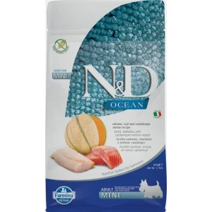 N&D Ocean Dog Adult Mini Salmon Cod Cantaloupe 800 g Autentický