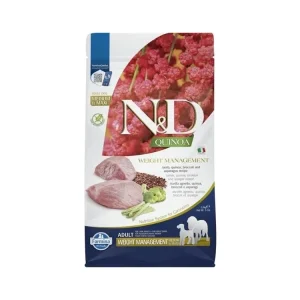 N&D Dog GF Quinoa Weight Management Medium Maxi 7 kg Časově Omezené