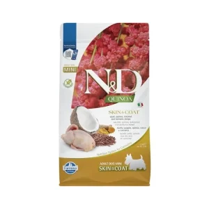 N&D Dog GF Quinoa Skin&Coat Mini křepelka kokos 2,5 kg Značkový