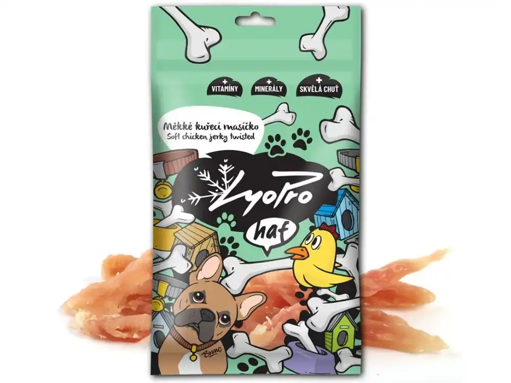 Super Cena Lyopro Dog měkké KUŘECÍ masíčko - pamlsky pro psy 70 g