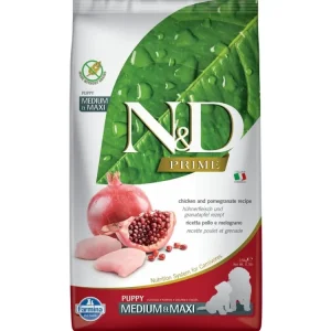 N&D Prime Puppy Medium Maxi Chicken Pomegranate 2,5 kg Nejlepší Cena