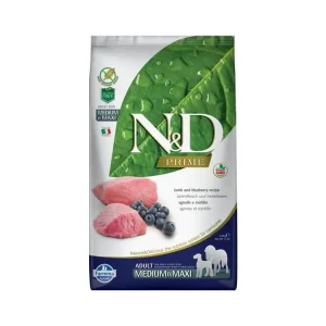 N&D Prime Dog Adult Lamb Blueberry 2,5 kg Objednat Nyní