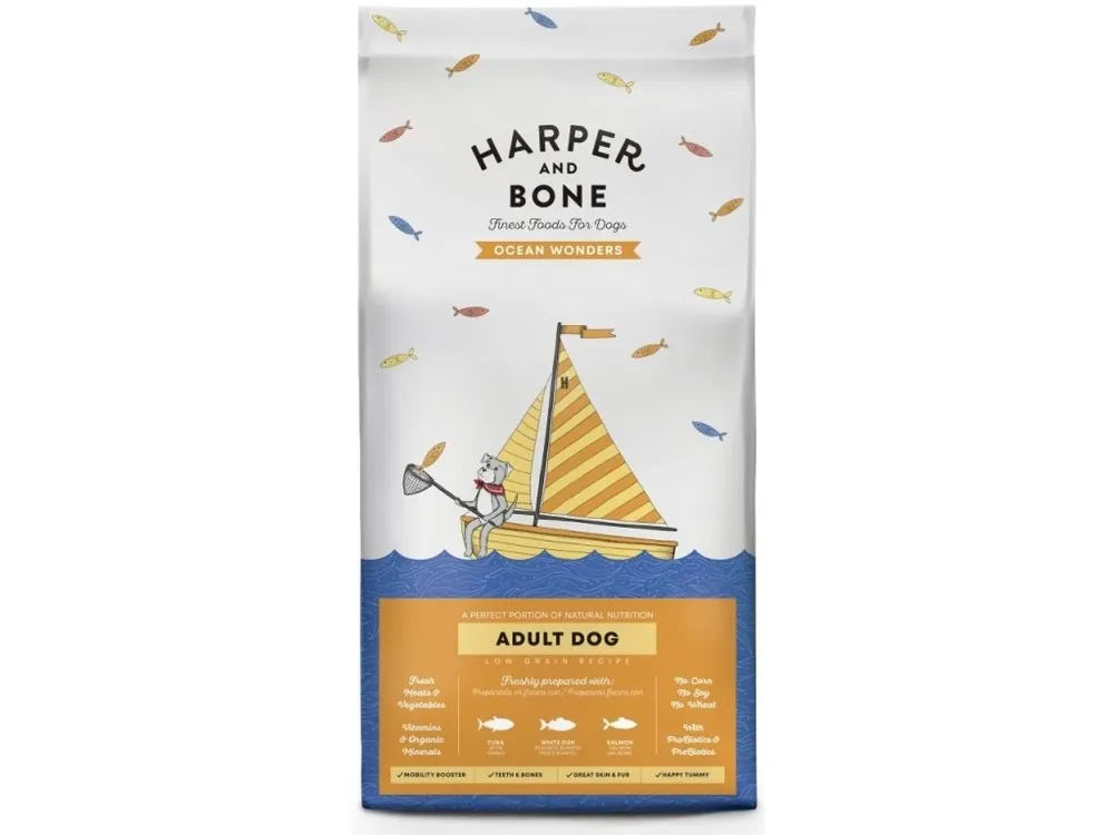 Harper and Bone Dog Adult Ocean Wonders 12 kg + přetahovací hračka zdarma Expresní Doručení