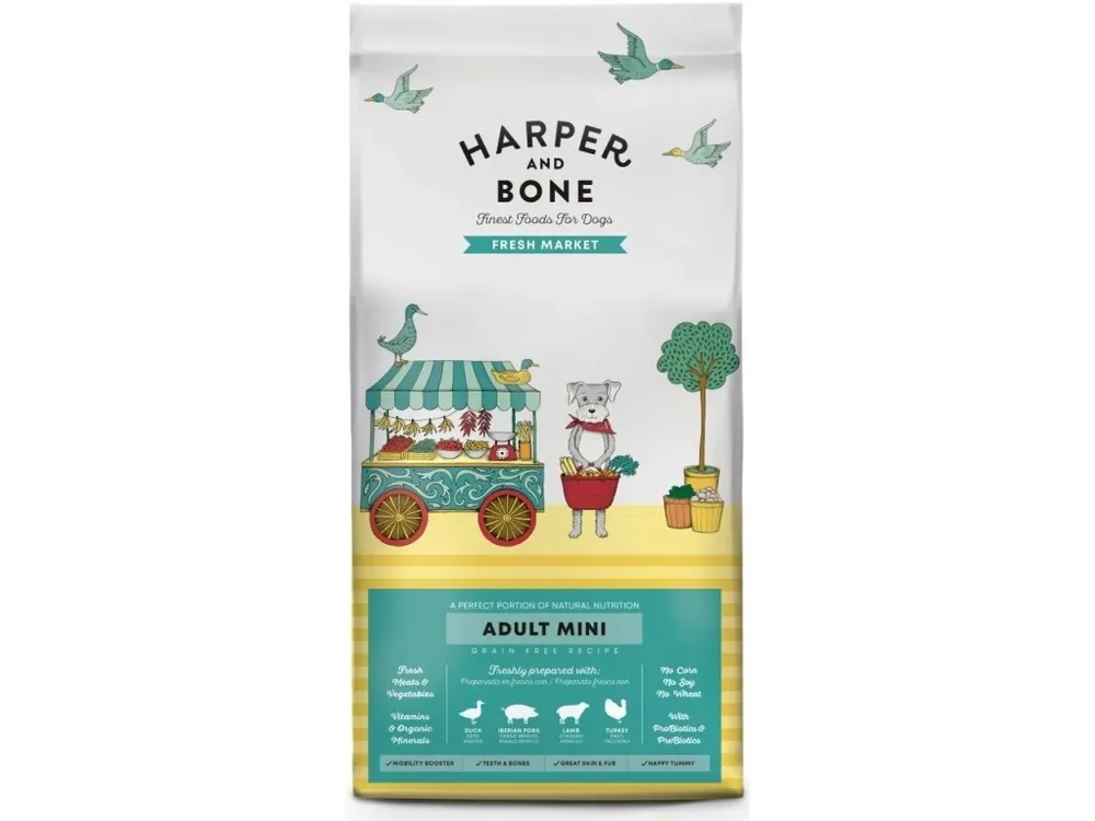 Novinka Harper and Bone Dog Adult MINI Fresh Market 10 kg + přetahovací hračka zdarma