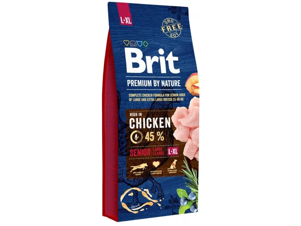 Brit Dog Premium by Nature Senior L+XL Novinka