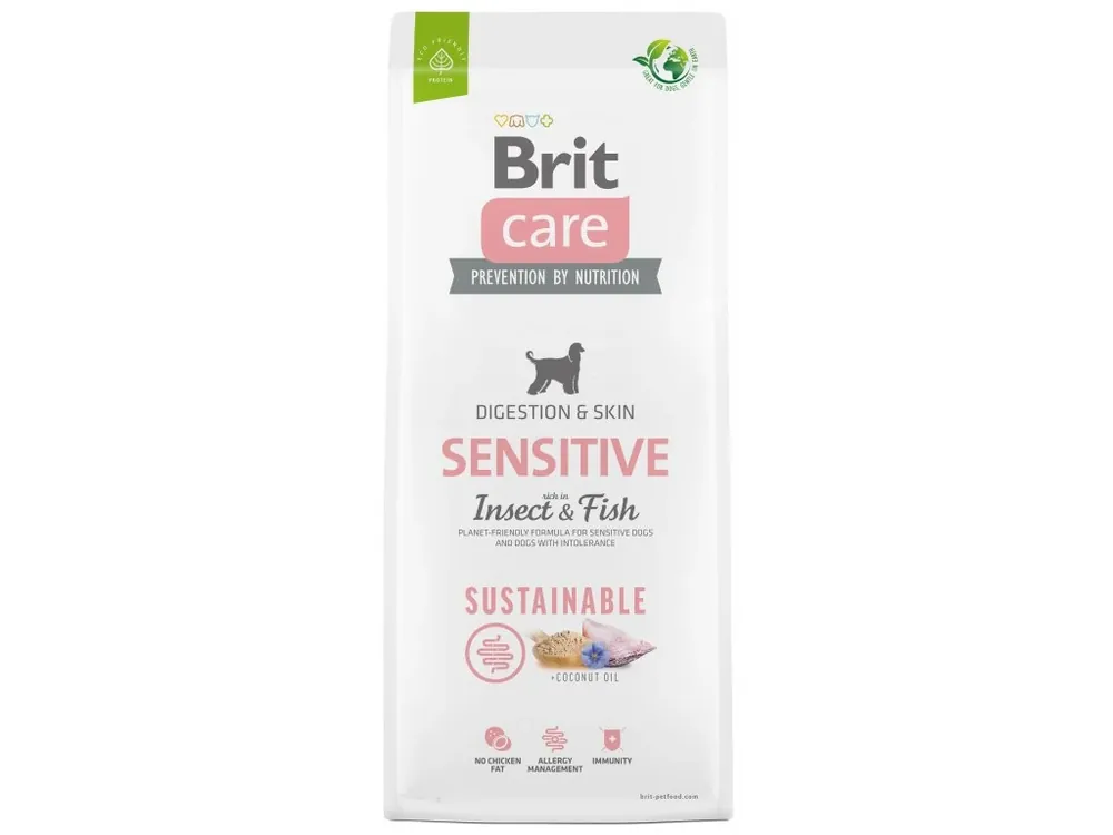 Brit Care Sustainable Sensitive Insect Fish 3 kg Novinka