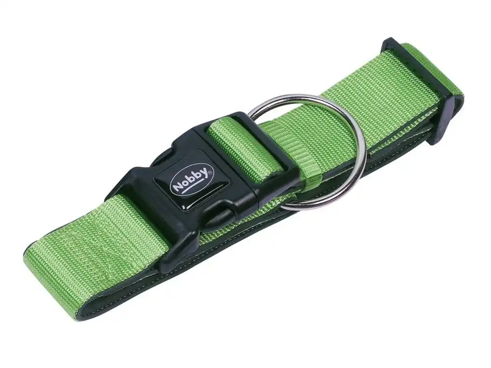 Nejprodávanější Nobby CLASSIC PRENO extra široký obojek neoprén zelená L 32-45cm