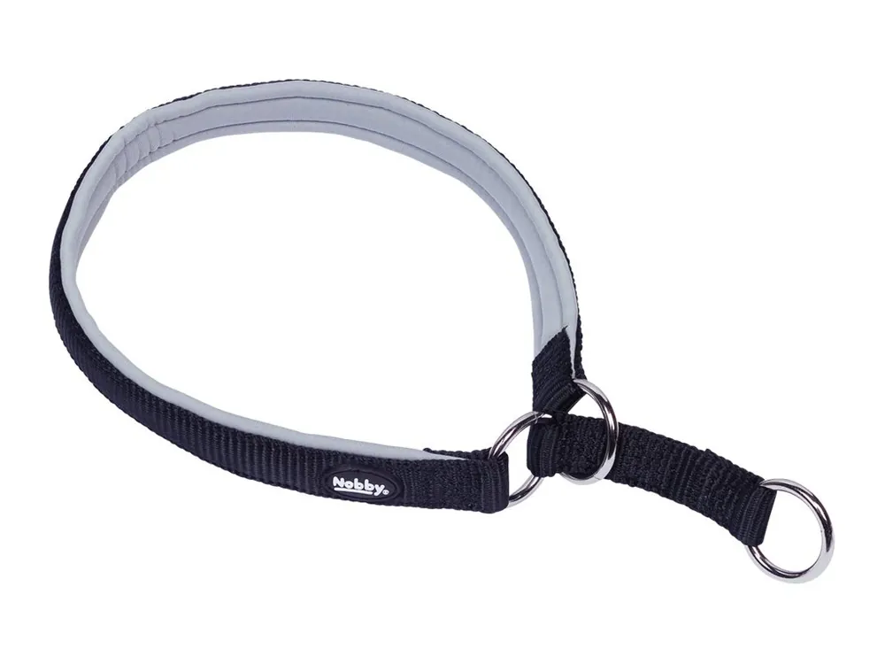 Nobby CLASSIC PRENO polostahovací obojek polstrovaný šedá XL 60-70cm Cenový Hit