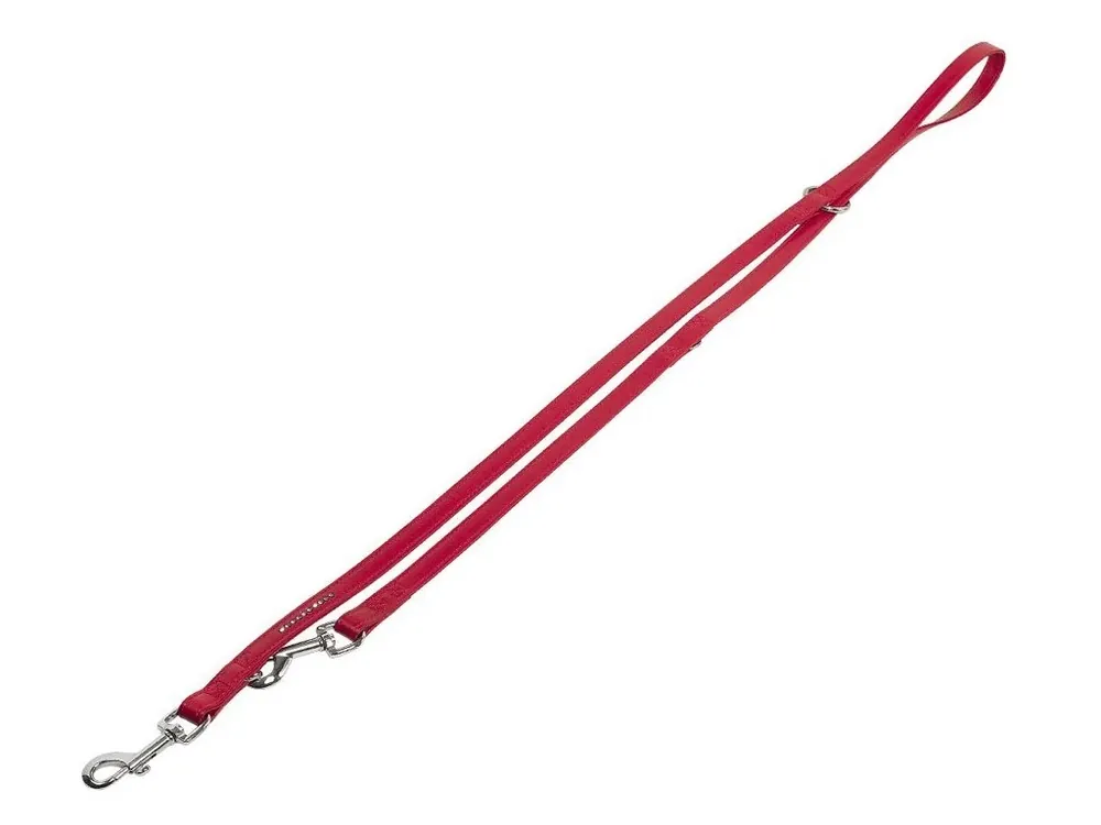 Nobby Crystal vodítko zdobené Swarovski S-M 200cm / 12mm červená Rychlé Dodání
