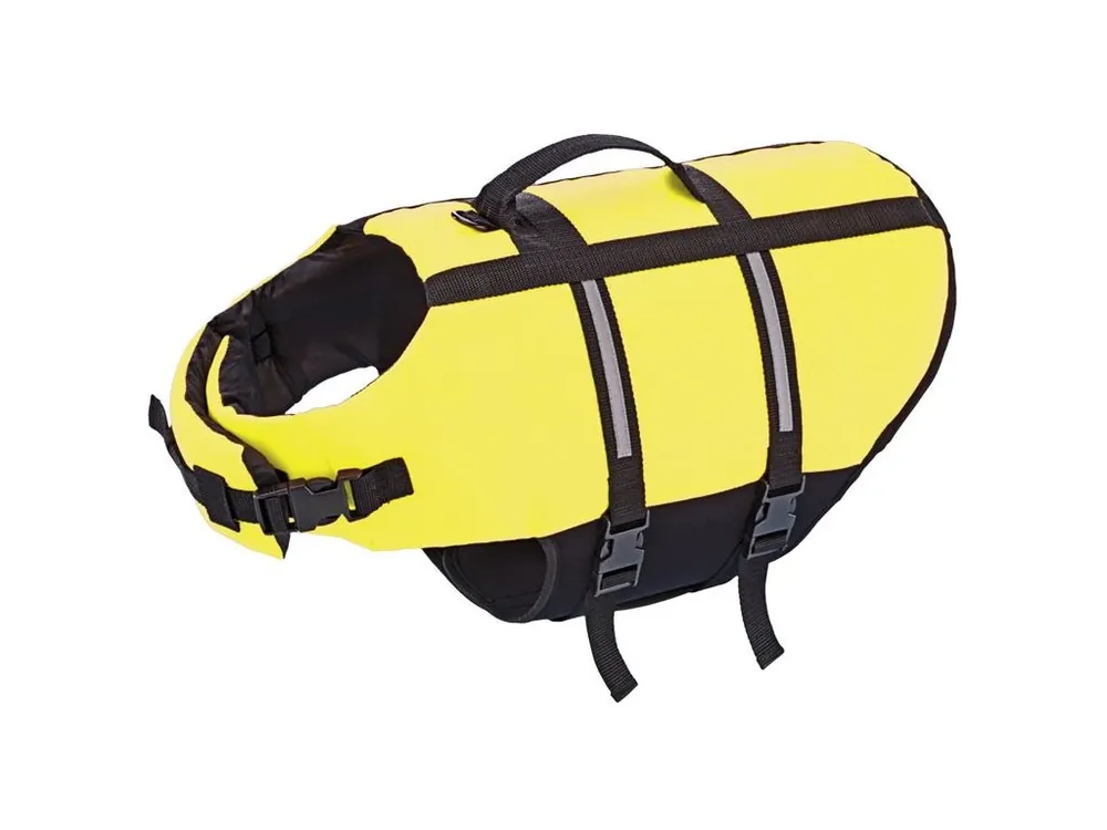 Zlevněný Nobby Elen záchranná plovací vesta pro psa neon žlutá L-40cm