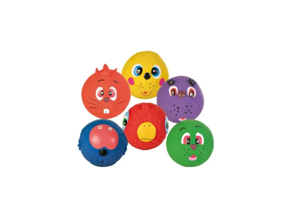 Nobby Face Ball hračka míček latex 7cm 1ks Novinka