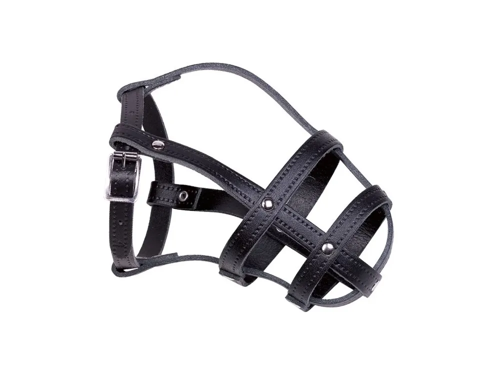 Nobby kožený náhubek pro psy XS-S (2) Značkový