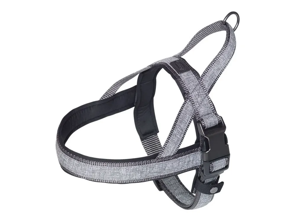 Rychlé Dodání Nobby LINEN DELUXE norský postroj L-XL šedá