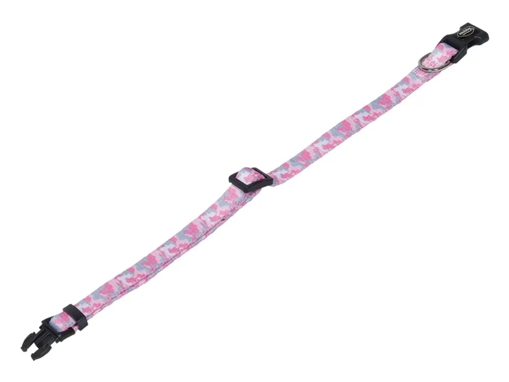 Expresní Doručení Nobby obojek maskáčový CAMOUFLAGE 20-35 cm růžová