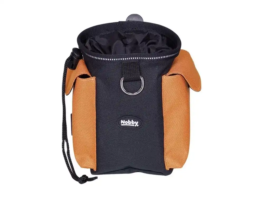 Nobby RIO pamlskovník a zásobní na sáčky 2v1 oranžový 11 x 16 cm Jen Po Omezenou Doba