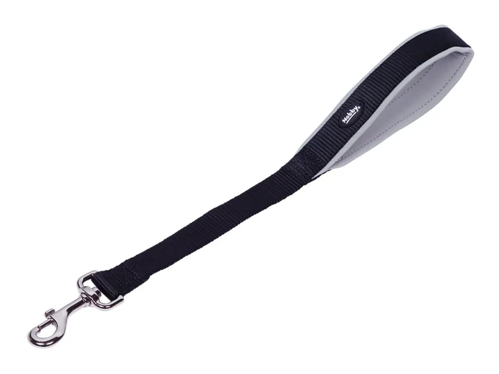 Autentický Nobby ruční vodítko / couračka neoprén šedá 45cm