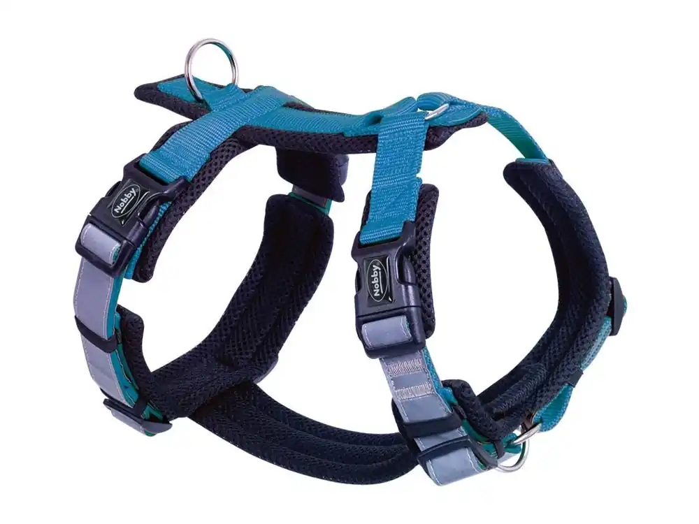 Omezená Nabídka Nobby postroj pro psy DAILY WALK COMFORT XL světle modrá