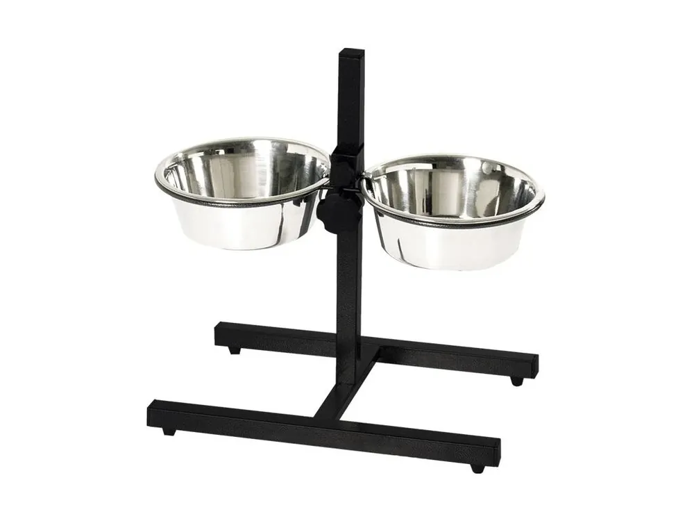 Nobby psí bar L, výška 12-60cm, 2x miska 4,0l Časově Omezené