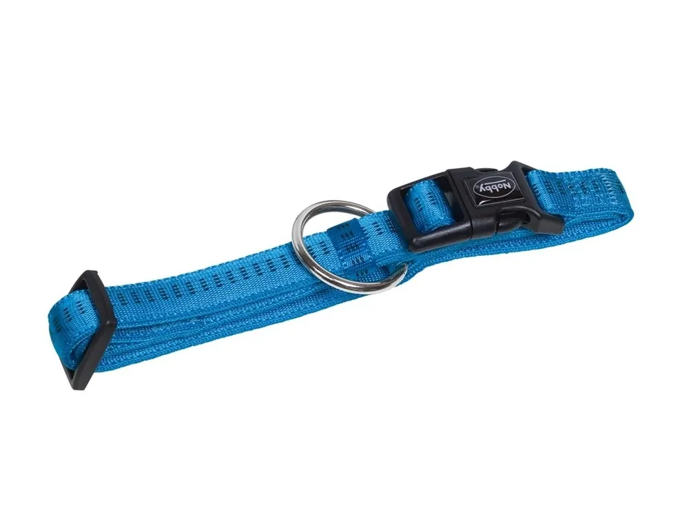 Tovární Cena Nobby SOFT GRIP obojek 40-55cm / 25mm světle modrá