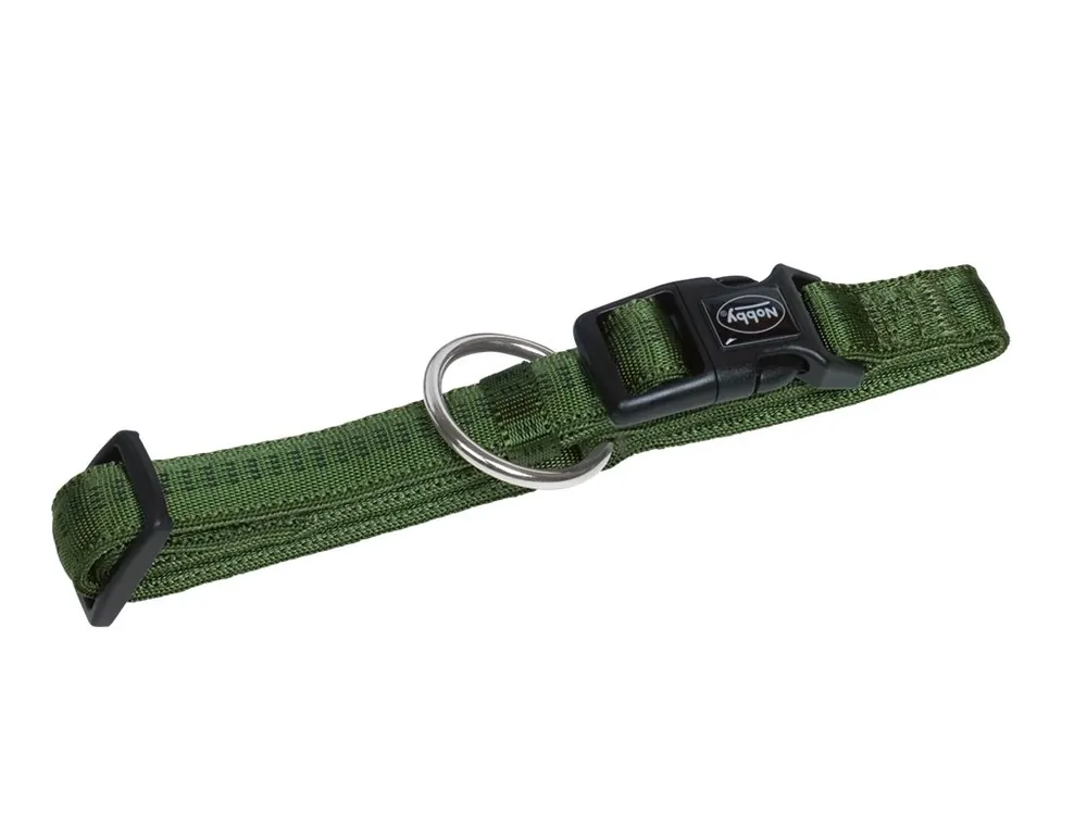 Speciální Cena Nobby SOFT GRIP obojek 40-55cm / 25mm vojenská zelená