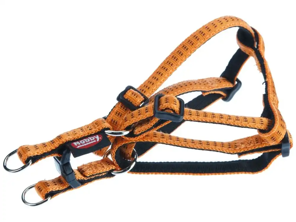 Nobby SOFT GRIP postroj nylon S-M 40-56cm / 15mm oranžová Expresní Doručení