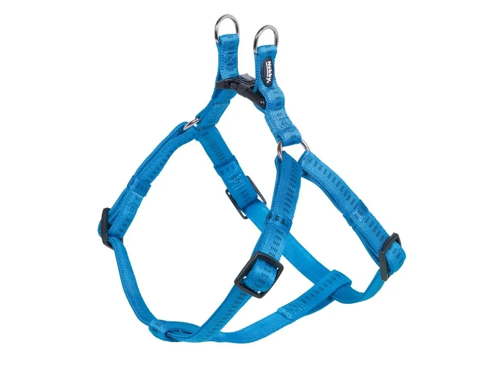 Nobby SOFT GRIP postroj nylon S-M 40-56cm / 15mm světle modrá Vrácení Zdarma