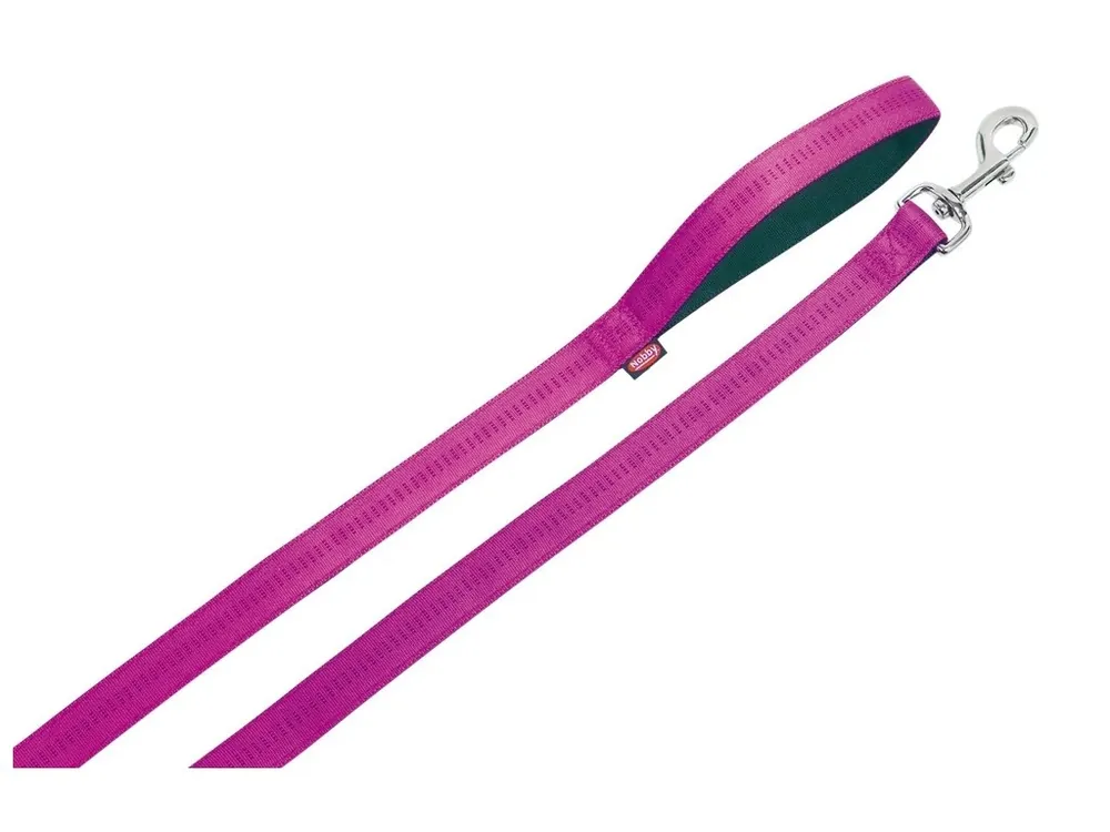 Nobby SOFT GRIP vodítko nylon 120cm / 20mm růžová Levný