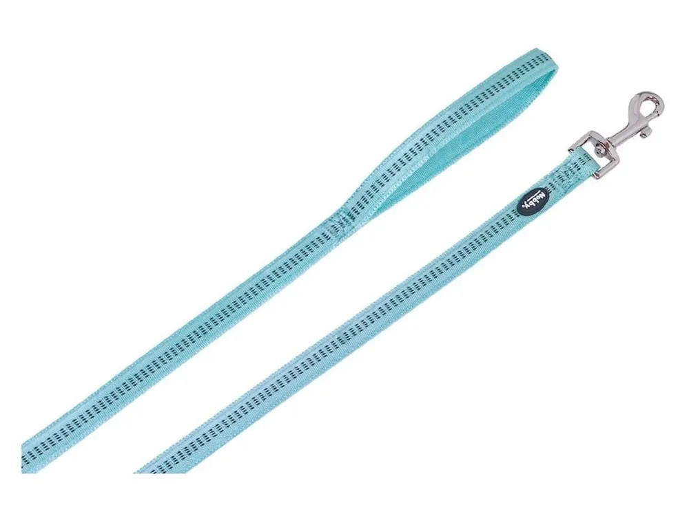 Nobby SOFT GRIP vodítko nylon M-L 120cm / 20mm mátová Autentický
