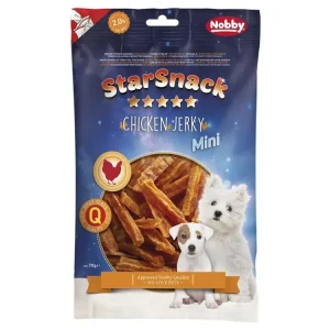 Akce Nobby StarSnack Mini Jerky pamlsek kuřecí plátky 70g