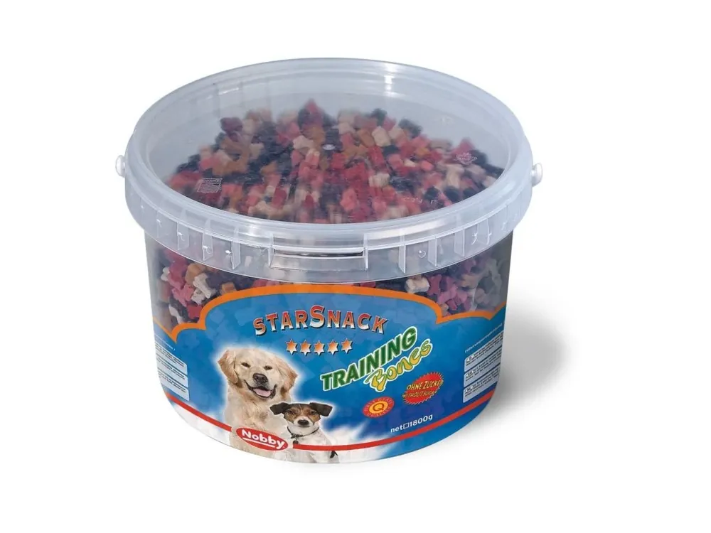 Nobby StarSnack Training Bones kyblík pamlsky 1,8kg Oblíbený