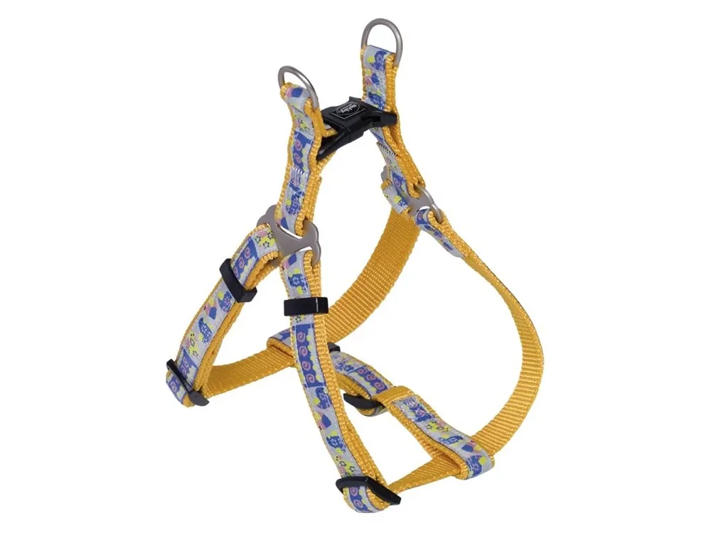 Vysoce Kvalitní Nobby STYLE One Touch postroj oranžový nylon XS-S 30-40cm