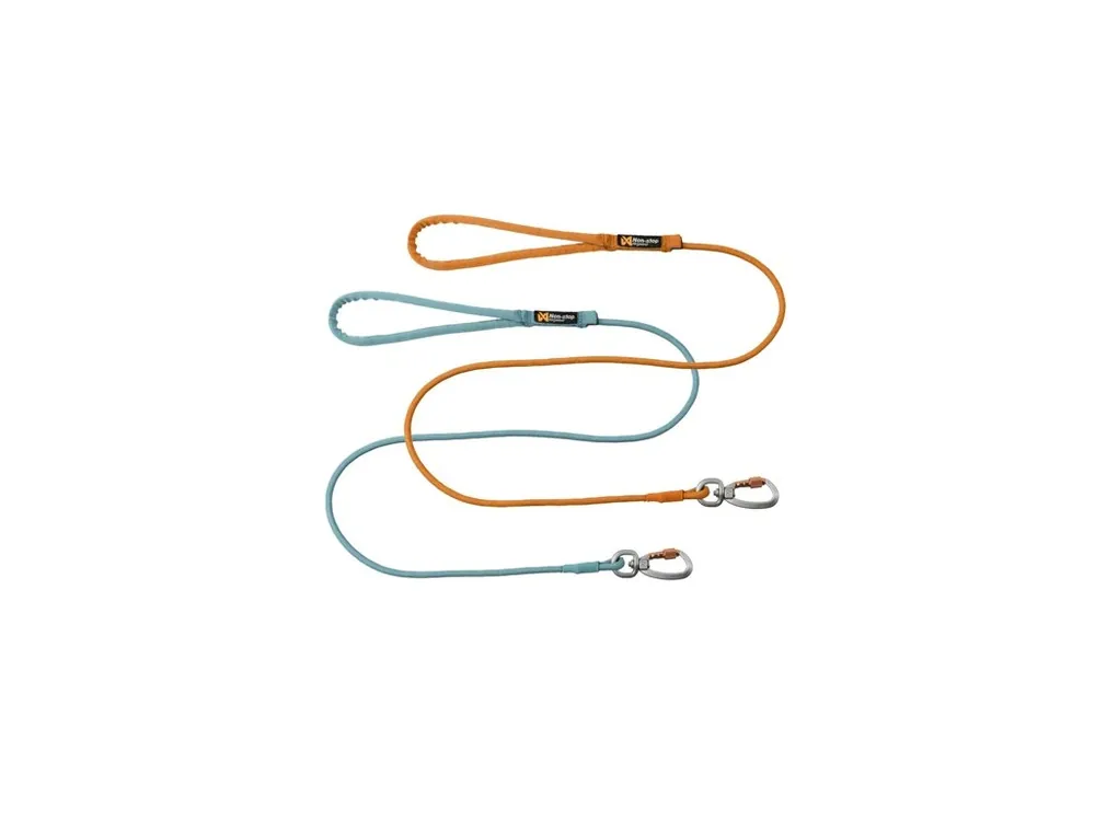 Non-stop vodítko Trekking rope leash v barvě teal 1,2m/6mm Rychlé Dodání
