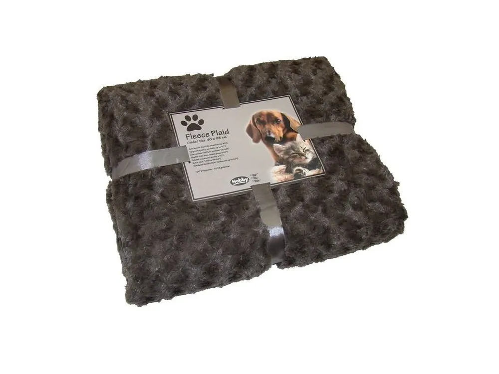 Aktuální Nobby Super Soft Small deka 60x85cm hnědá