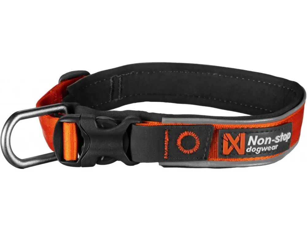 Super Cena Obojek pro psy Non-Stop dogwear Roam, oranžový