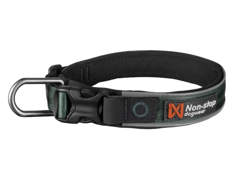 Obojek pro psy Non-Stop dogwear Roam, zelený Novinka