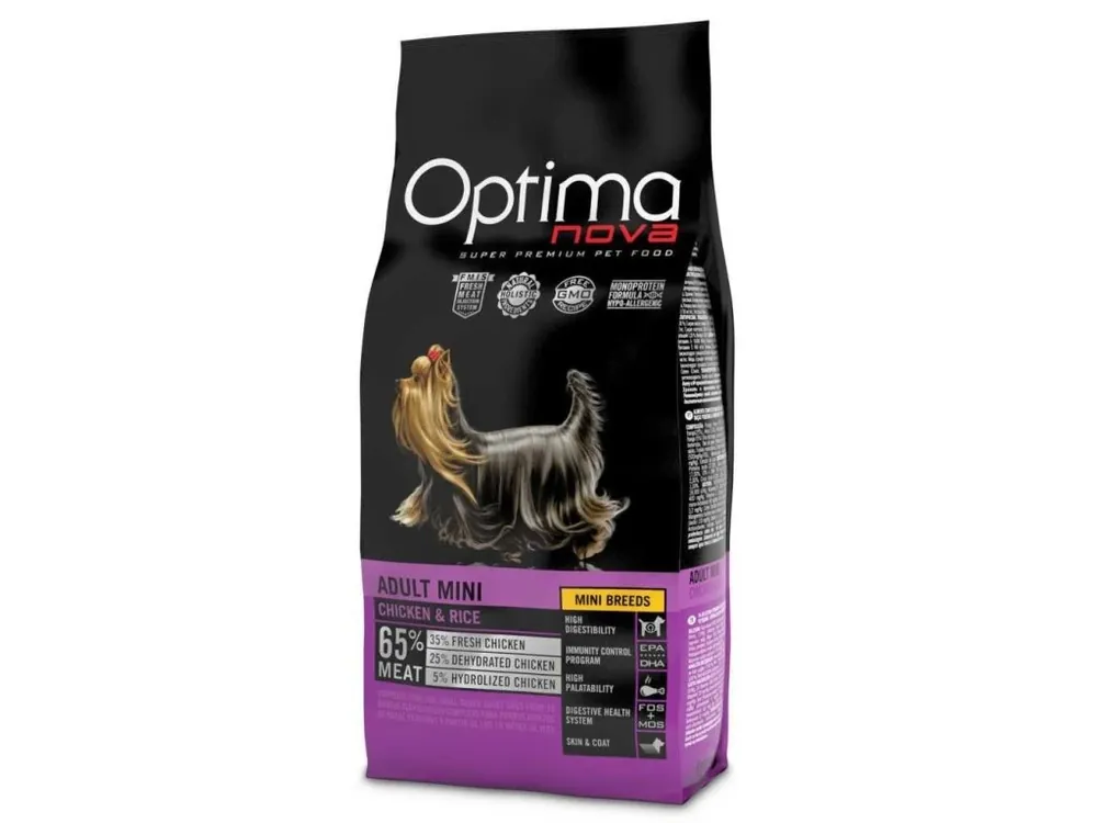 Levný OPTIMAnova Dog Adult Mini Chicken & Rice 6 kg