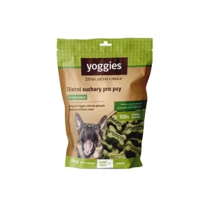 Koupit Online Pamlsek pro psy Yoggies dietní suchary pro psy bez masa a lepku se špenátem 150g