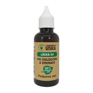 Finální Výprodej Podpůrný olej pro psy Dokonalá Láska 64 separační úzkost, odloučení, změny, 50 ml