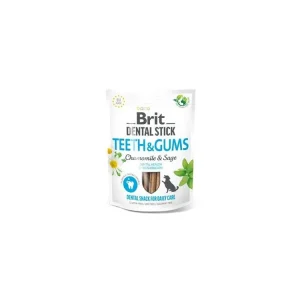 Pochoutka Brit Dental Stick Teeth & Gums s heřmánkem a šalvějí 7ks Expresní Doručení