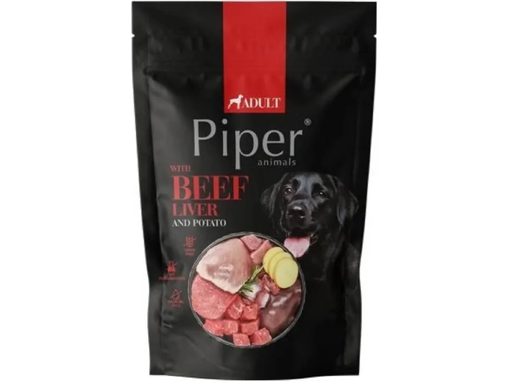 Časově Omezené PIPER S HOVĚZÍMI JÁTRY A BRAMBORAMI 500 g