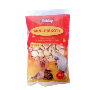 Nejprodávanější Piškoty krmné mini Tobby 120 g