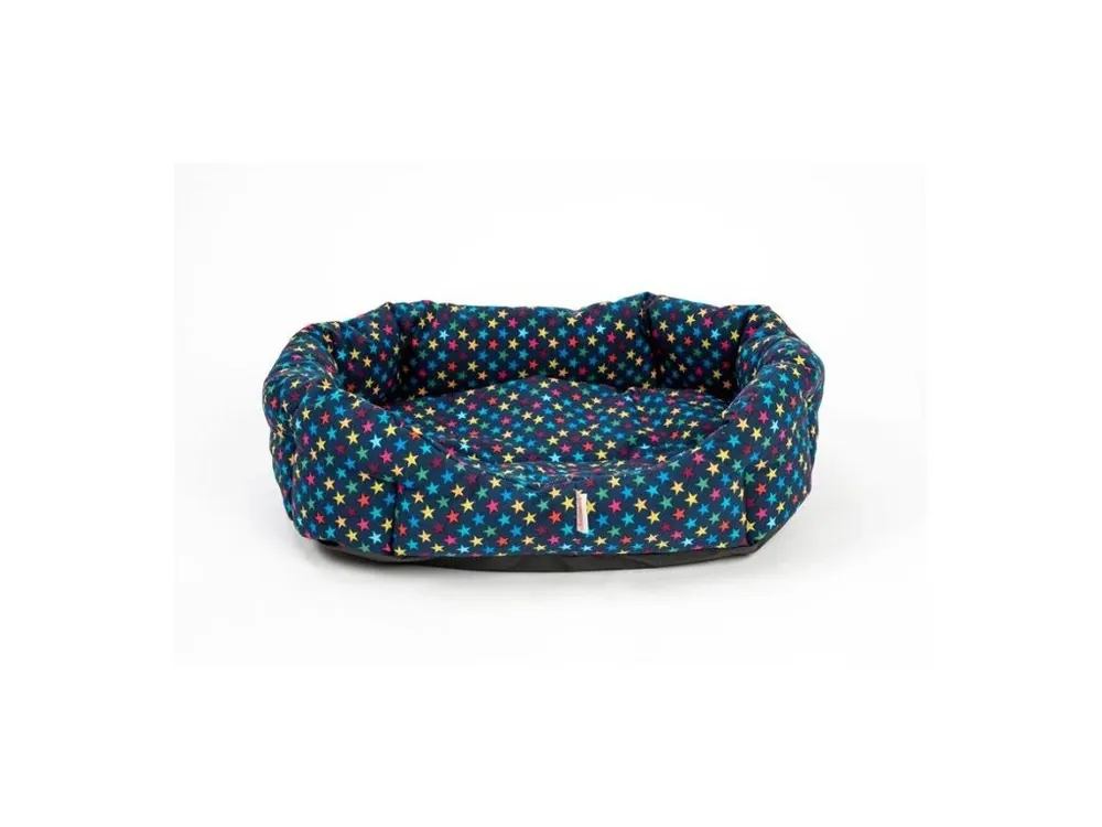 Ihned K Objednání Pelech 8 hran textil Hvězda LUX modrá 45 cm