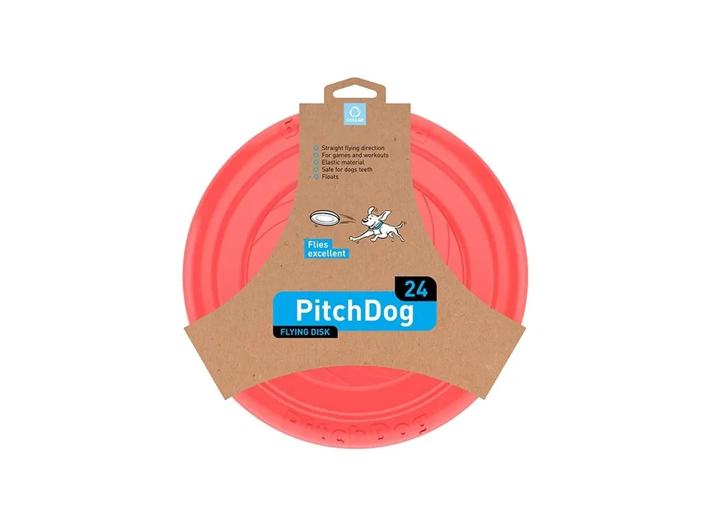 Must-Have PitchDog létající Disk pro psy růžový 24cm