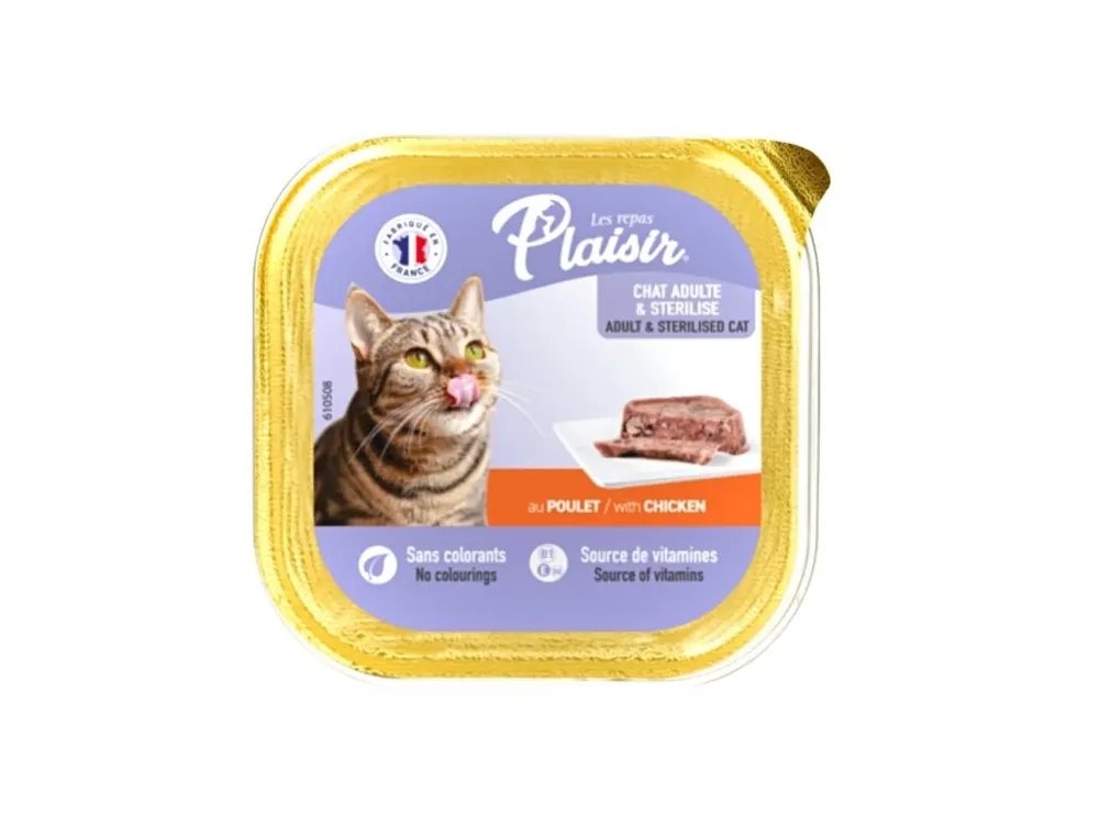 Top Prodej Plaisir Dog kuřecí, vanička 300 g