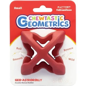 Petdreamhouse Chewtastic Geometrics Geo-AstroRolly – červená Aktuální