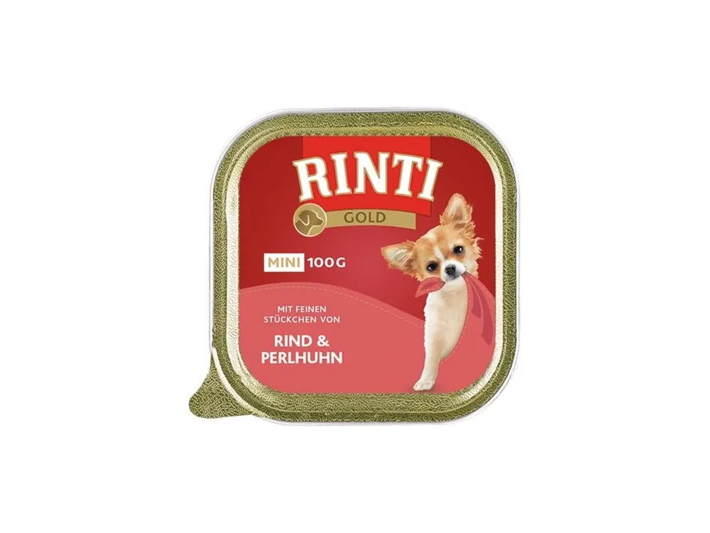 Paštika RINTI GOLD Mini hovezi+perlicka 100g Cenový Hit