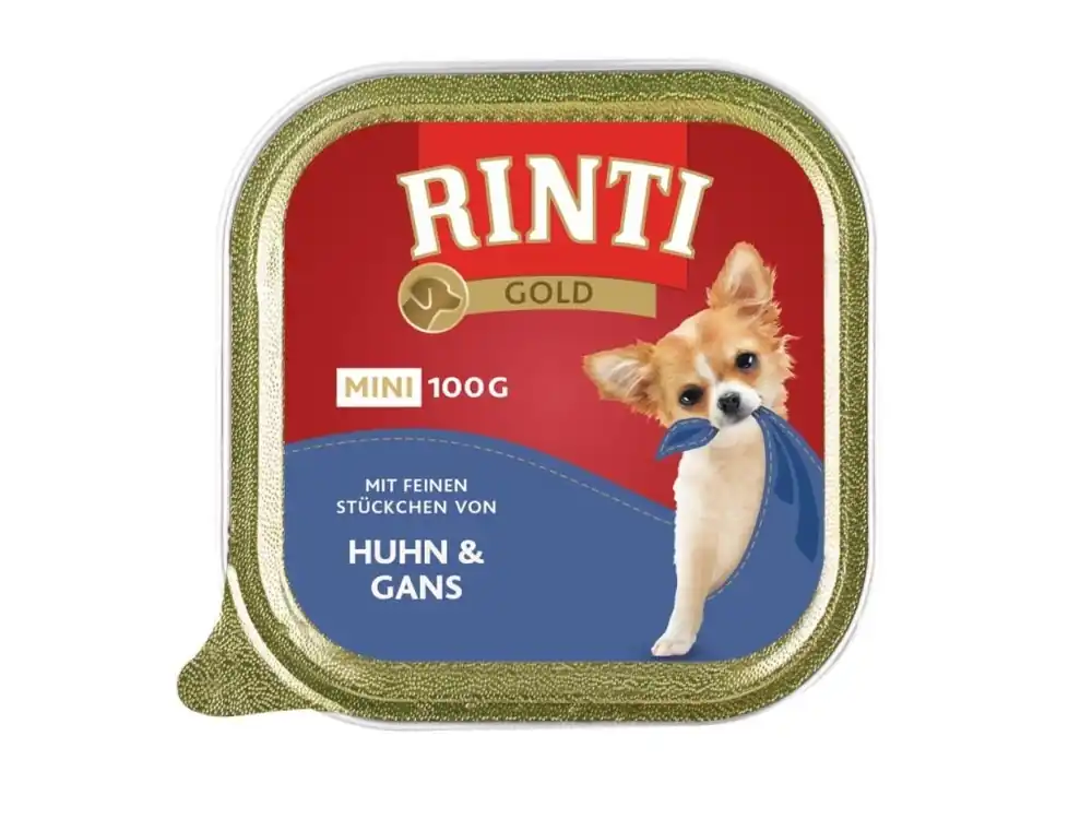 Paštika RINTI GOLD Mini kuře+husa 100g Objednat Nyní