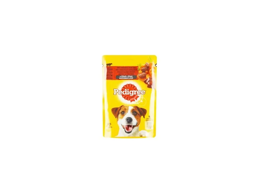 Pedigree kapsa Adult hovězí/jehně ve šťávě 100g Značkový