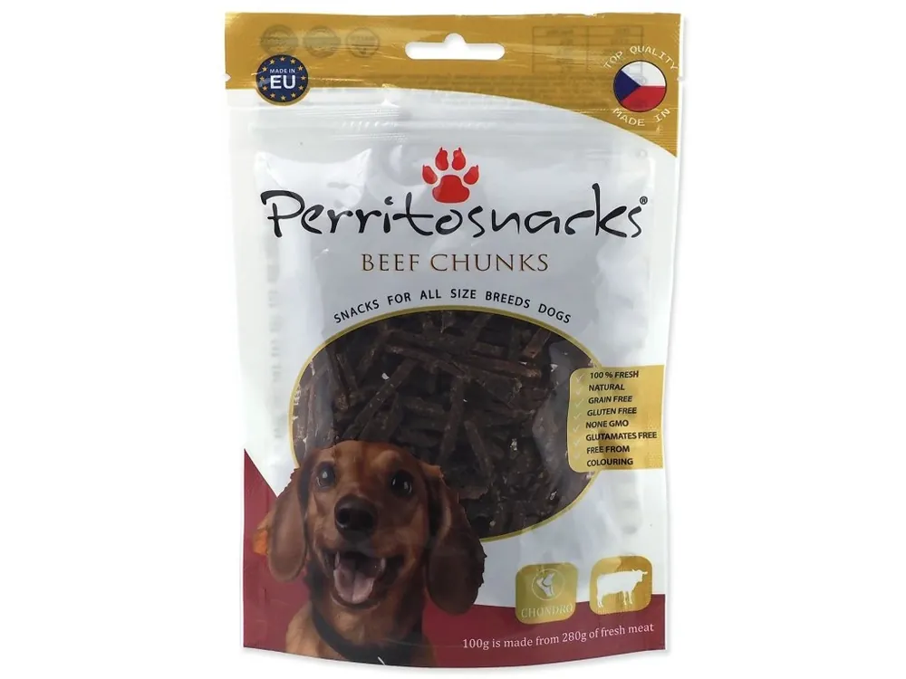 Pochoutka Perrito hovězí kousky 100g Hit Sezóny