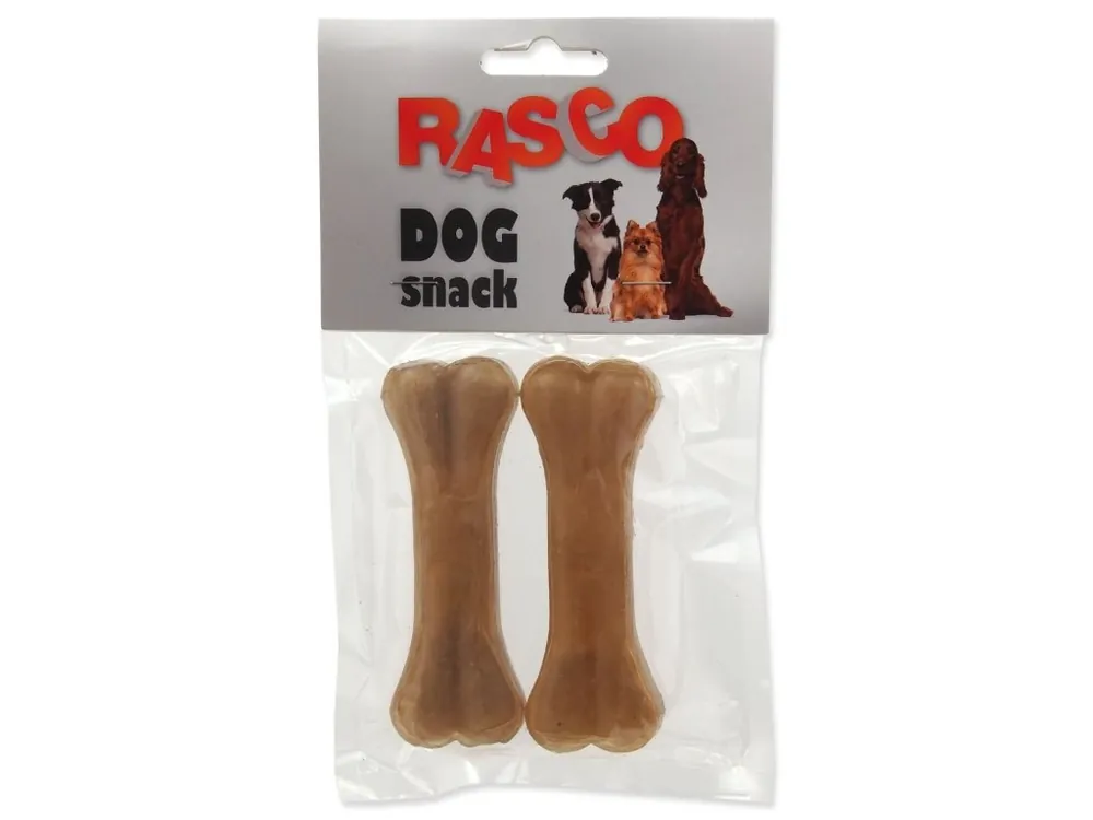 Originální Pochoutka Rasco kost bůvolí 10 cm 2ks
